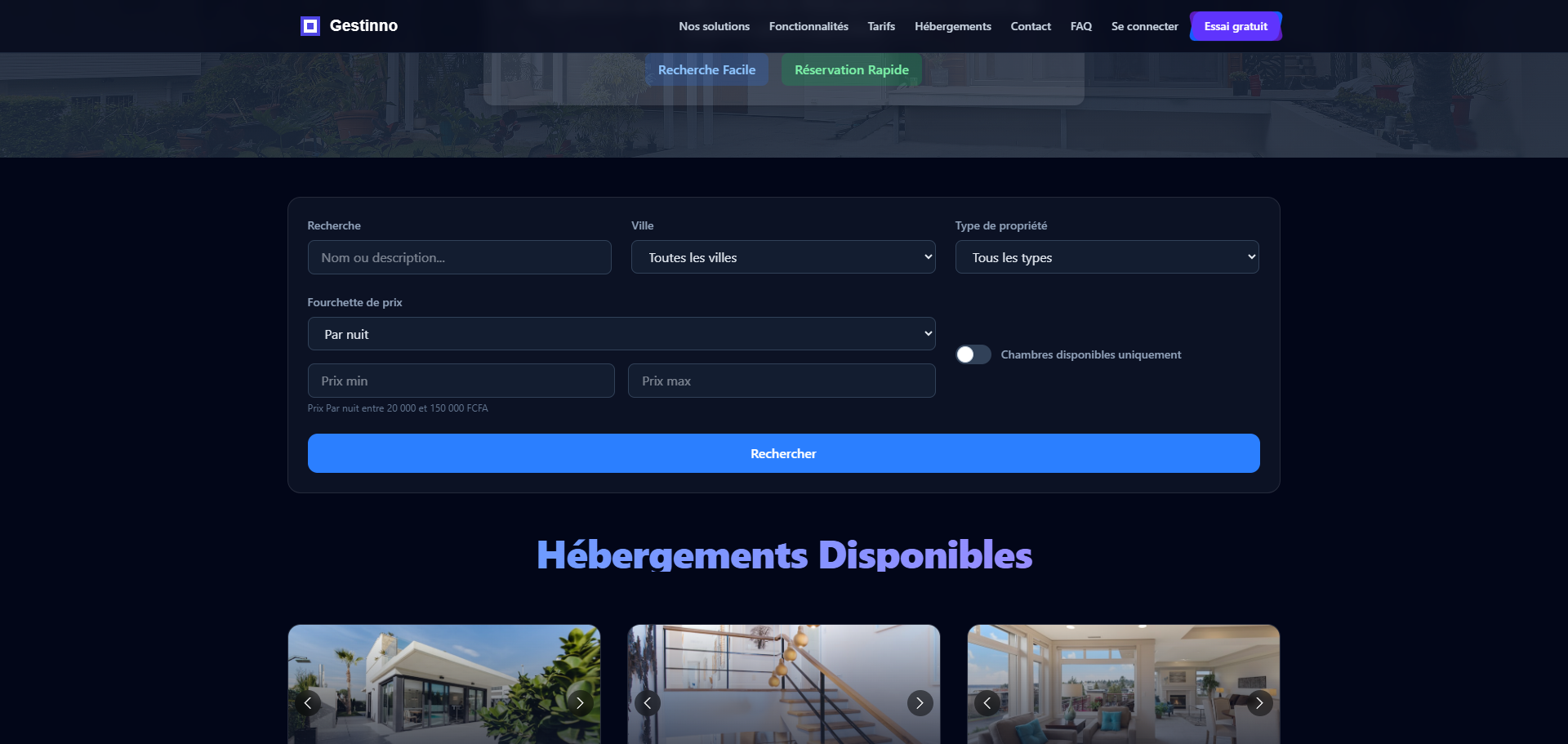 Vitrine en ligne